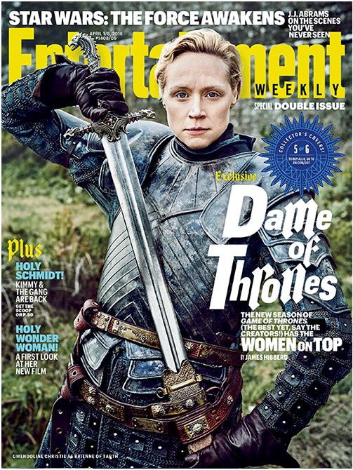 Entertainment Weekly (ЗША). Тэма: Серыял „Гульня тронаў“