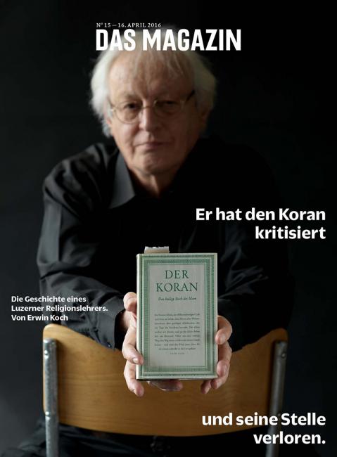 Das Magazin (Швейцарыя). Тэма: Выкладчык рэлігіі Томас Баннварт, які за крытыку Карану страціў працу