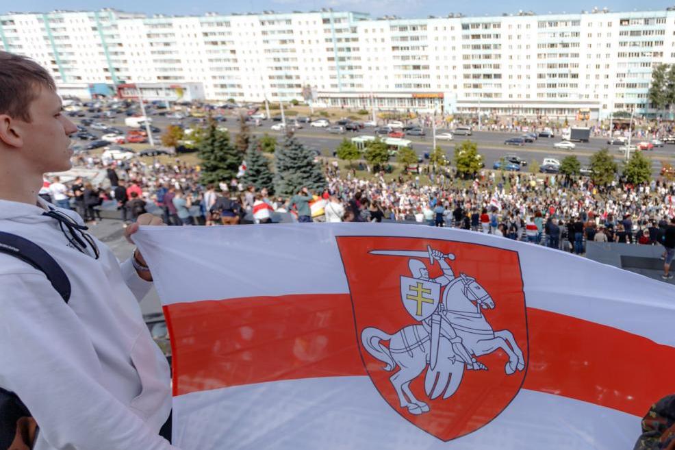 Фото: протесты, проходившие в августе в Минске, автор Redko.я