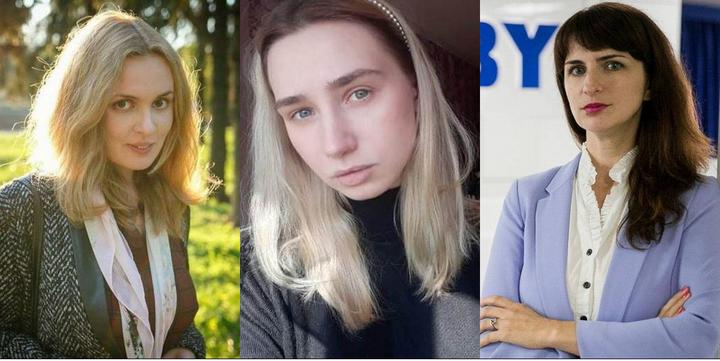 Katsiaryna Andreyeva, Daria Chultsova and Katsiaryna Barysevich