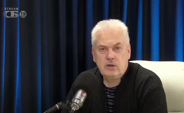 Пропагандист Андрей Муковозчик в эфире «Альфа-Радио». Февраль 2024 года. Скриншот видео