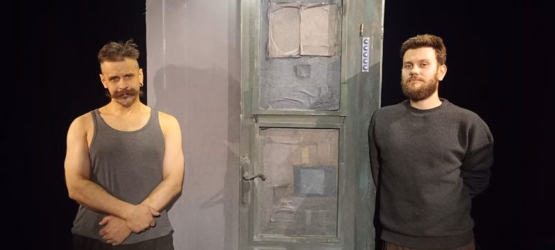 Акцёр Васіль Калач і рэжысёр  Антон Ільін