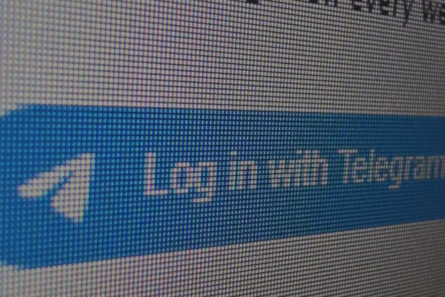 небяспека пры лагаванні праз Telegram