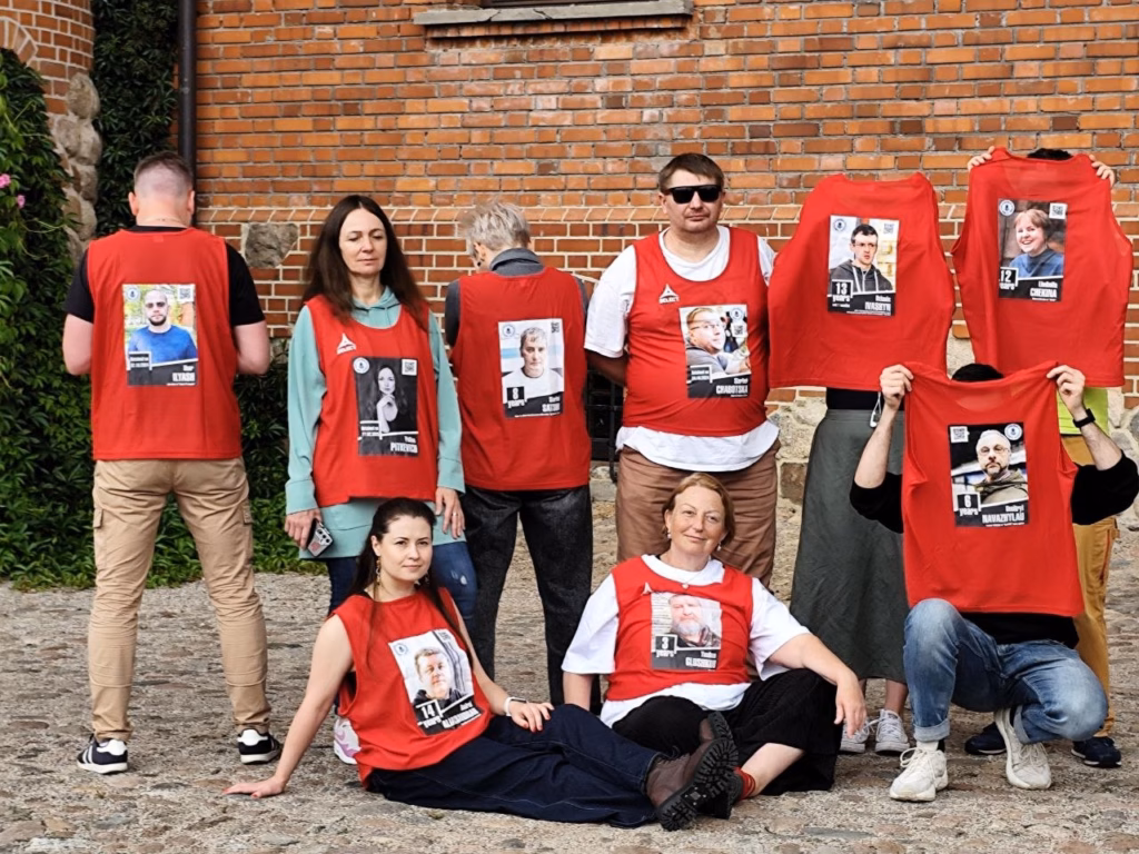 акцыя салідарнасці з палітзняволенымі журналістамі