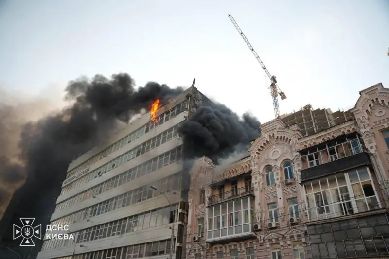 Каля офісу «Радыё Свабода» у Кіеве выбухнуў дрон